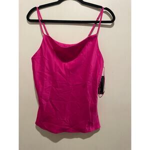 OLM pink NWT silky cami size large
